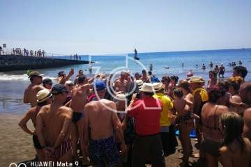 Melenara rememora el chinchorro y la varada del pescado (Foto TA)